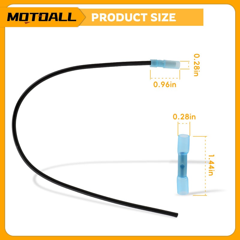 MOTOALL مجموعة إصلاح موصلات شمعات الإشعال MOTOALL 8 قطع لفورد 6.9L IDI ديزل F250 F350 E350 - Image 3